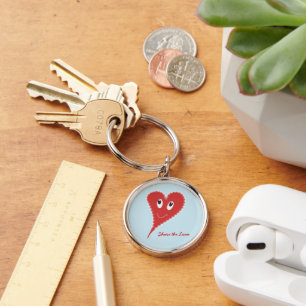 Smiling Heart Valentine’s Key Ring