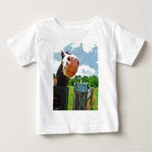 Smiling Horse Baby T-Shirt