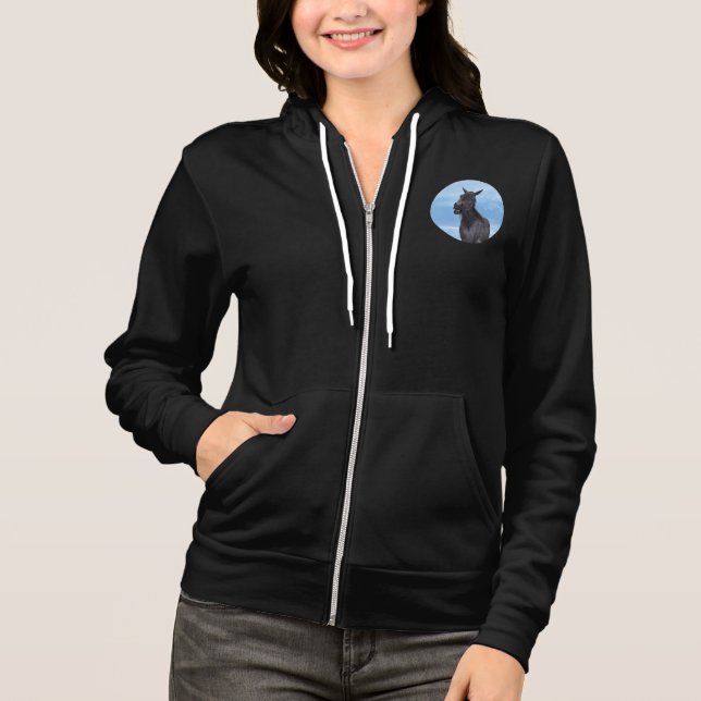 Smiling Horse Hoodie (Front)