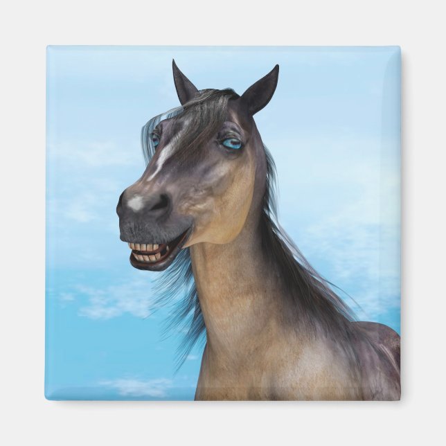 Smiling Horse Magnet (Front)