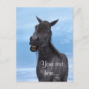 Smiling Horse Postcard