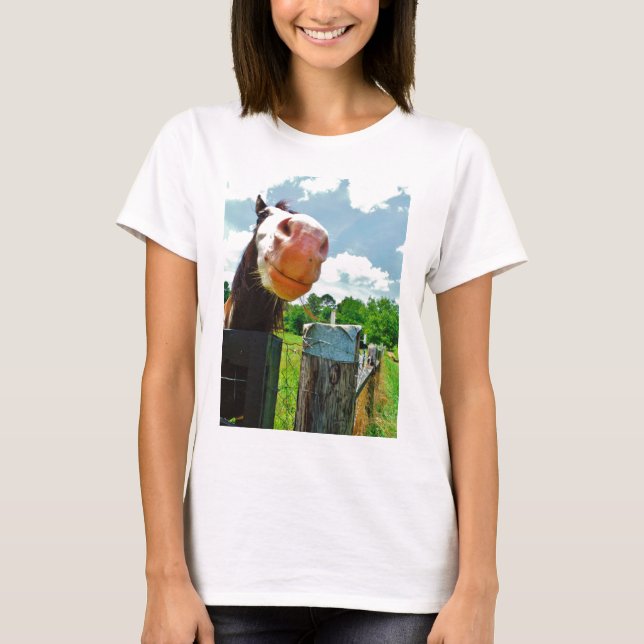 Smiling Horse T-Shirt (Front)