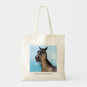 Smiling Horse Tote Bag