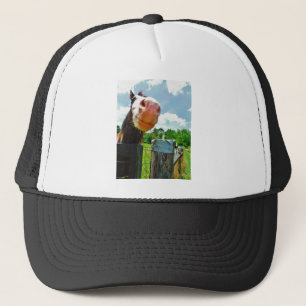 Smiling Horse Trucker Hat