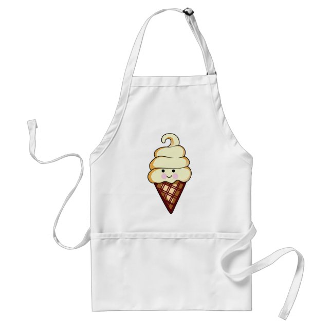 Smiling Ice Cream Standard Apron (Front)
