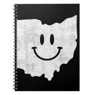 Smiling in OH – Funny Ohio Happy Face  Notebook