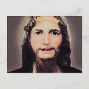 Smiling Jesus Postcard