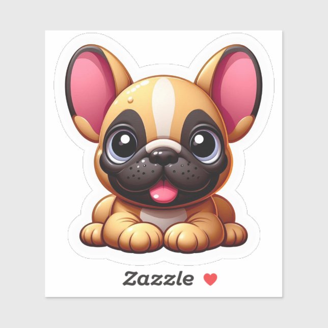 Smiling Kawaii French Bulldog Puppy (Sheet)