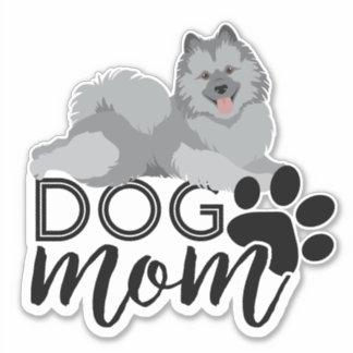 Smiling Keeshond Dog Mum Graphic