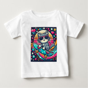 Smiling Kitten Baby T-Shirt