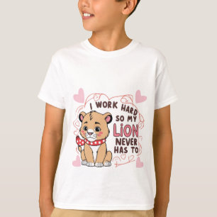 Smiling Lion Cub – Cute Happy Baby Lion T-Shirt