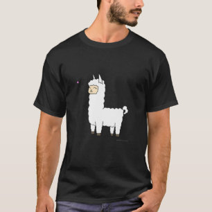Smiling Llama Alpaca Funny Cute Design By Iridesce T-Shirt