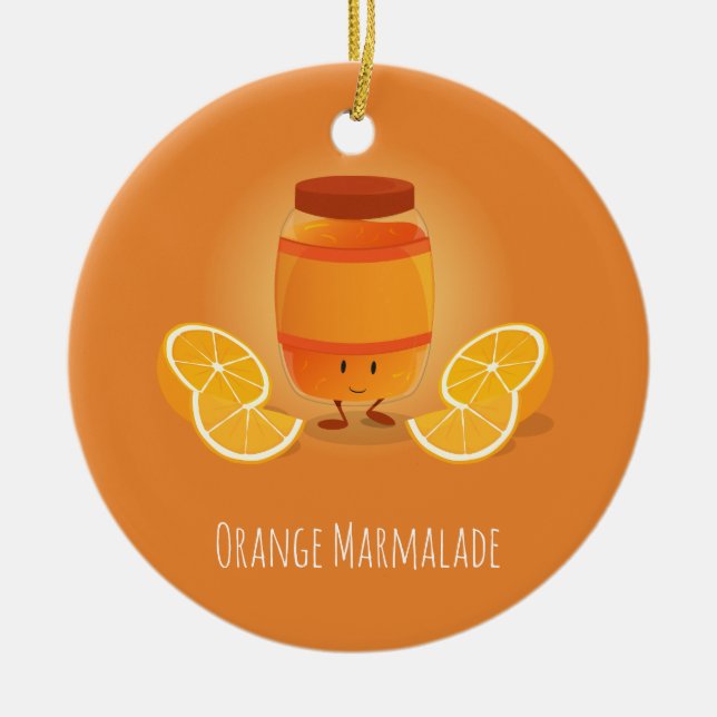 Smiling Marmalade Jam | Ornament (Front)