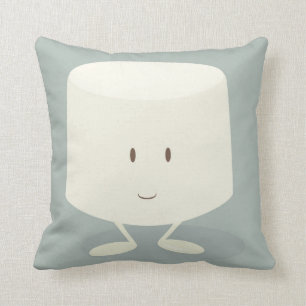 Smiling marshmallow cushion