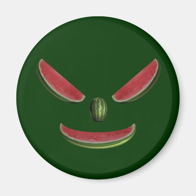 Smiling Melon Face Magnet (Front)