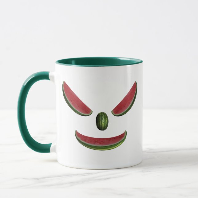 Smiling Melon Face Mug (Left)