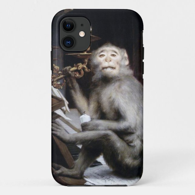 Smiling Monkey Case-Mate iPhone Case (Back)