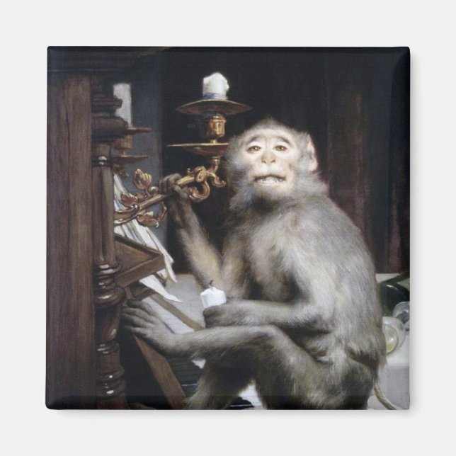 Smiling Monkey Magnet (Front)