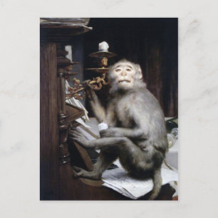 Smiling Monkey Postcard