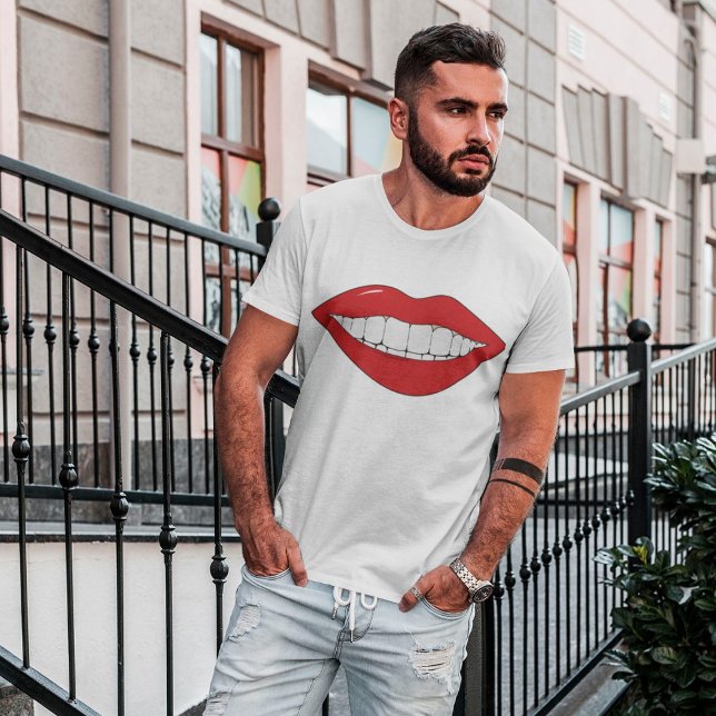 Smiling Mouth Mens T-Shirt (Creator Uploaded)