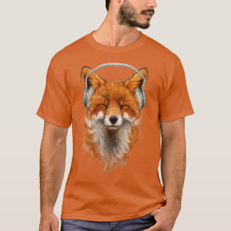 Smiling Musical Fox Classic TShirt