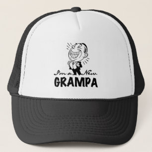 Smiling New Grampa T-shirts and Gifts Trucker Hat