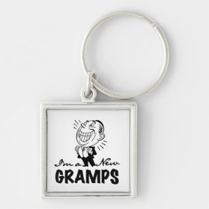 Smiling New Gramps T-shirts and Gifts Key Ring