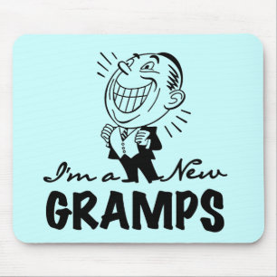 Smiling New Gramps T-shirts and Gifts Mouse Mat