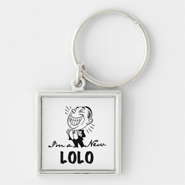 Smiling New Lolo T-shirts and Gifts Key Ring (Front)