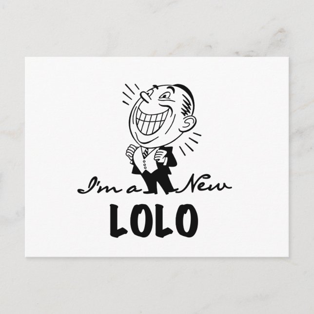 Smiling New Lolo T-shirts and Gifts Postcard (Front)