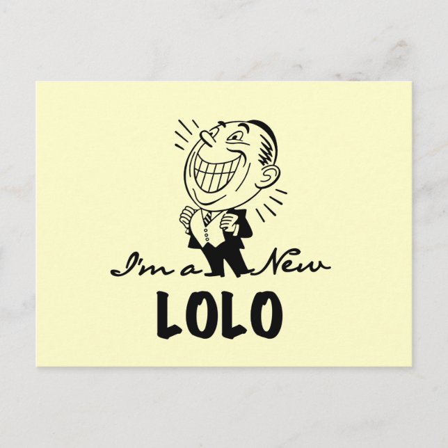 Smiling New Lolo T-shirts and Gifts Postcard (Front)