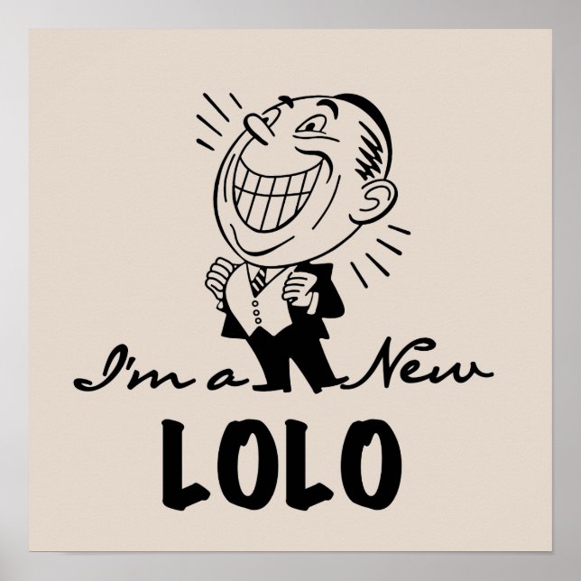Smiling New Lolo T-shirts and Gifts Poster (Front)