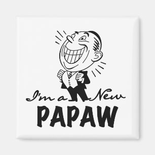 Smiling New Papaw Tshirts and Gifts Magnet
