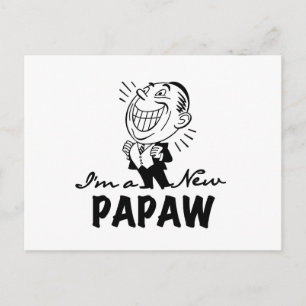 Smiling New Papaw Tshirts and Gifts Postcard