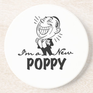Smiling New Poppy T-shirts and Gifts Coaster
