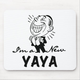 Smiling New Yaya Tshirts and Gifts Mouse Mat