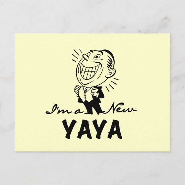 Smiling New Yaya Tshirts and Gifts Postcard (Front)