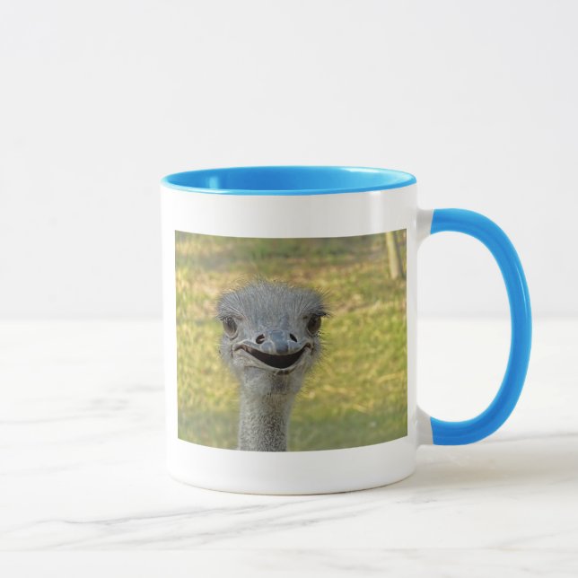 Smiling Ostrich Mug (Right)