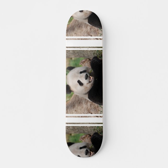 Smiling Panda Bear Skateboard (Front)