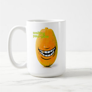 Smiling Pawpaw met 'n Goue Tand Coffee Mug