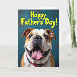 Smiling Pet Fathers Day Card