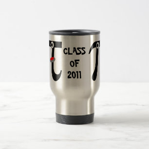 Smiling Pi Class of 2011 Aluminium Travel Mug