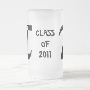 Smiling Pi Class of 2011 Frosted Glass Mug