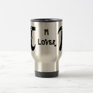 Smiling Pi LOVER Aluminium Travel Mug