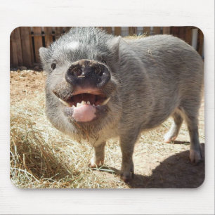 Smiling Pig Mousepad