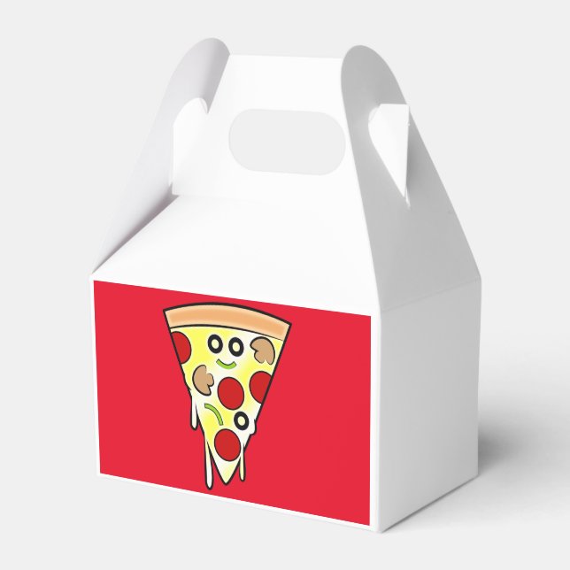 Smiling Pizza Slice Goody Box (Front Side)
