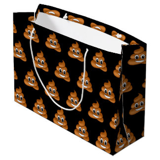 Smiling Poop Emoji gift bag