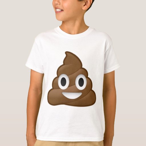 Image of Smiling Poop Emoji T-shirt