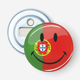 Smiling Portuguese Flag Bottle Opener