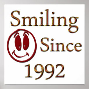 Smiling Poster